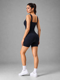 Elena-Seamless Sculpt Suit – women's ribbed acid wash yoga jumpsuit