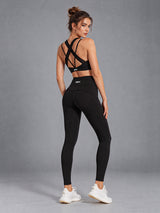 Selin-Sport Set – women's mesh panel yoga set