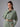 Zara-Flow Training Shirt in Green – women's long sleeve drawstring sports shirt