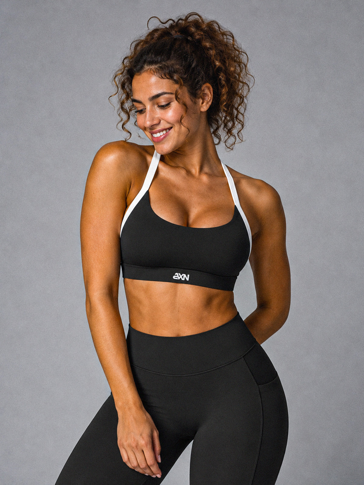 Kaia-Active Bra in Black – women's high support sports bra