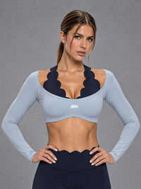 Muse Scallop Yoga Top