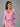 Zara-Wrap Yoga Top in Pink – women's wrap long sleeve yoga top