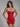 Raya-Halter Flex Top in Red – women's backless halter sports bra