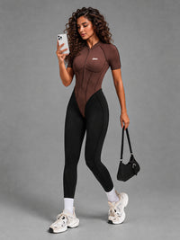 Luxe Zip Sculpt Jumpsuit