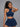 Lina-Asym Cut Top in Blue – women's asymmetric halter crop top
