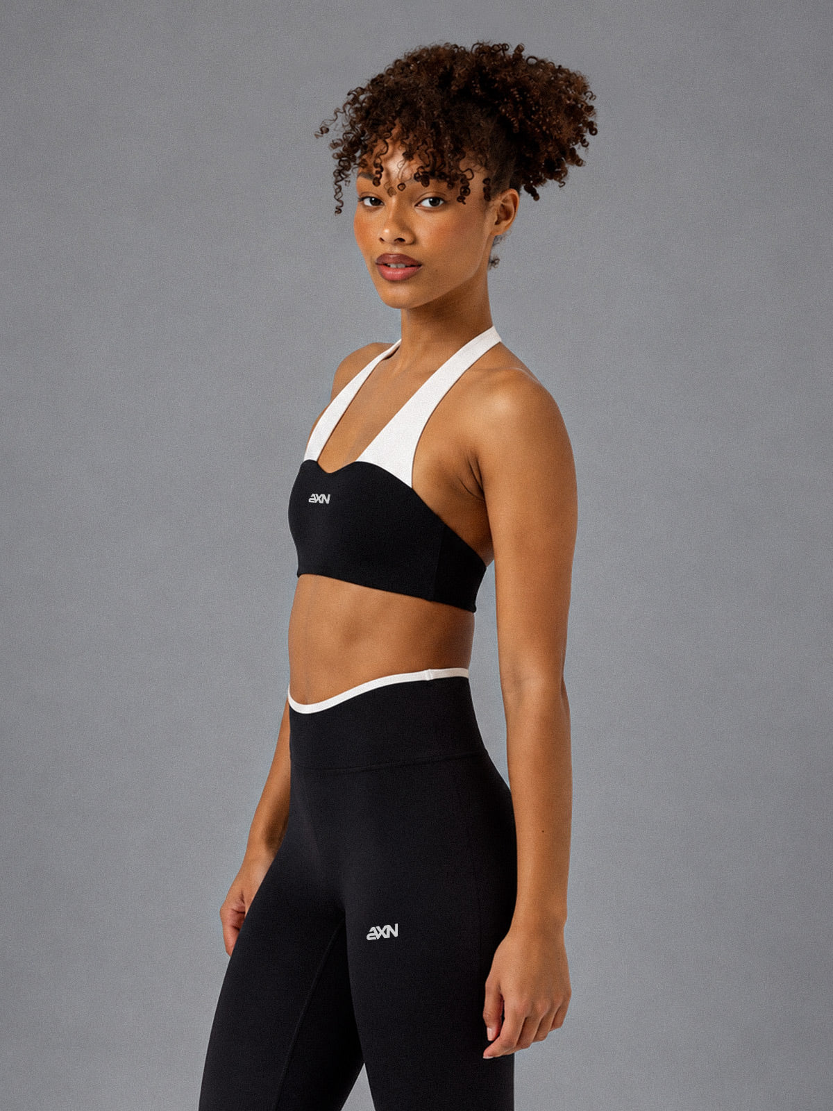 Sculpt Halter Yoga Set – women's halter sports bra & leggings set