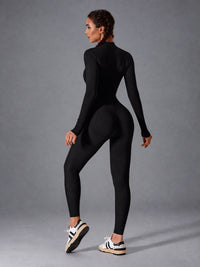 Nora-Zip Fit Suit – women's zip yoga jumpsuit