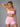 Lina-Bare Sculpt Set in Pink – women's strapless top & leggings set