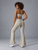 Crisscross Flare Yoga Set – women's crisscross flare yoga set