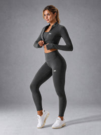 Sculpt Active Set – women's zip jacket workout set