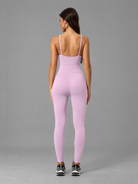 Luna-Flex Fit Suit – women's ruched zip bodycon jumpsuit