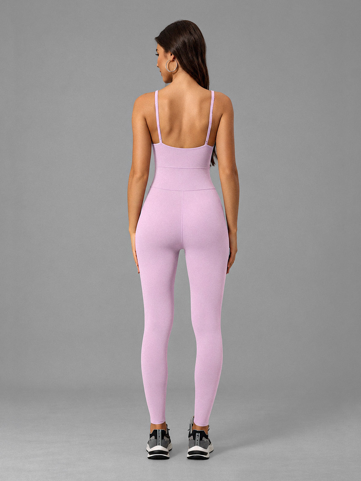Luna-Flex Fit Suit – women's ruched zip bodycon jumpsuit
