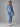 Nora-Zip Fit Suit in Blue – women's zip yoga jumpsuit