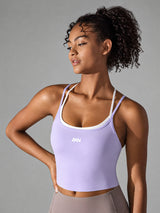 Rina-Layer Flex Top – women's backless push up sports bra
