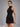 Maya-Scallop Dress in Black – women's sleeveless tennis dress
