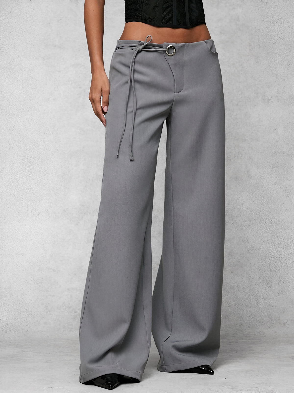 Nina-Tie Waist Pants