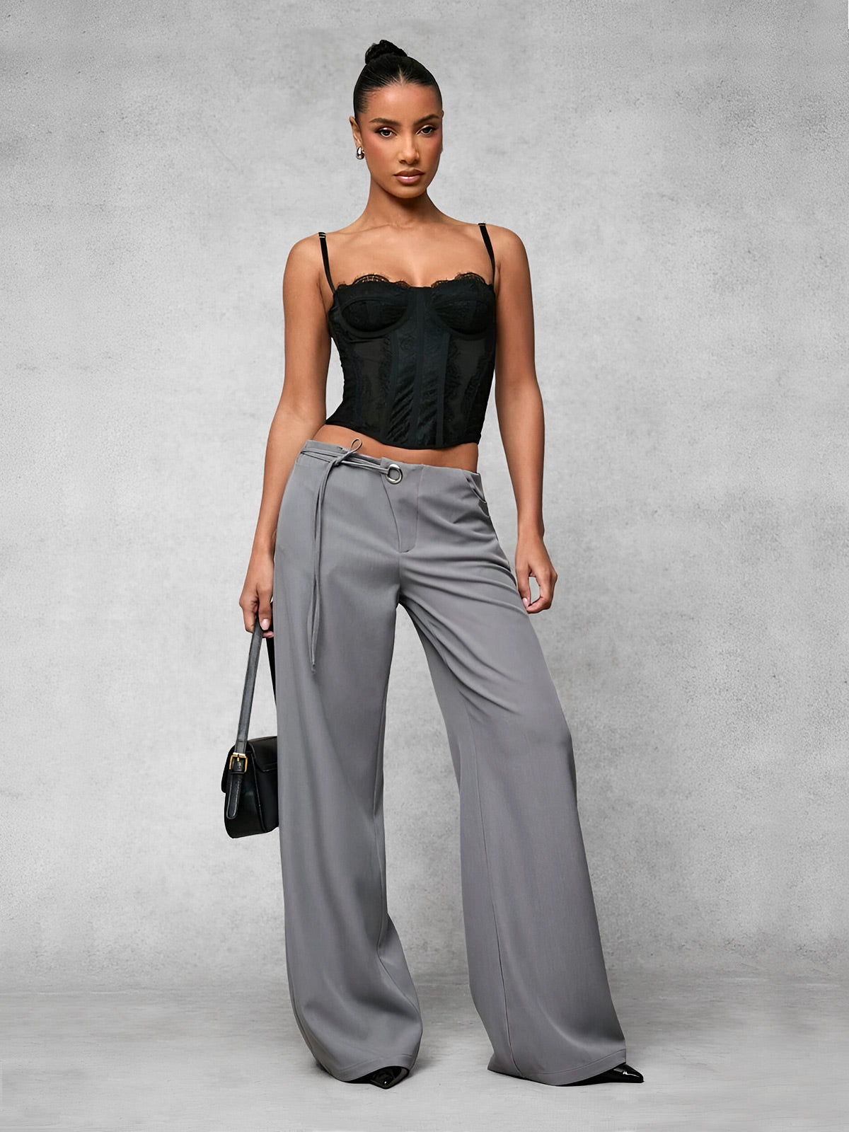 Nina-Tie Waist Pants