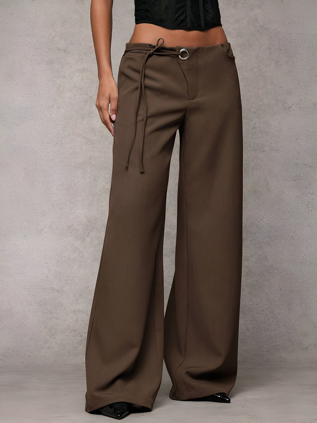 Nina-Tie Waist Pants