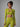 Amira-Longline Active Top in Green – women's long sleeve workout crop top