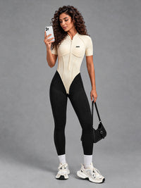 Luxe Zip Sculpt Jumpsuit