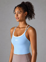 Rina-Layer Flex Top – women's backless push up sports bra