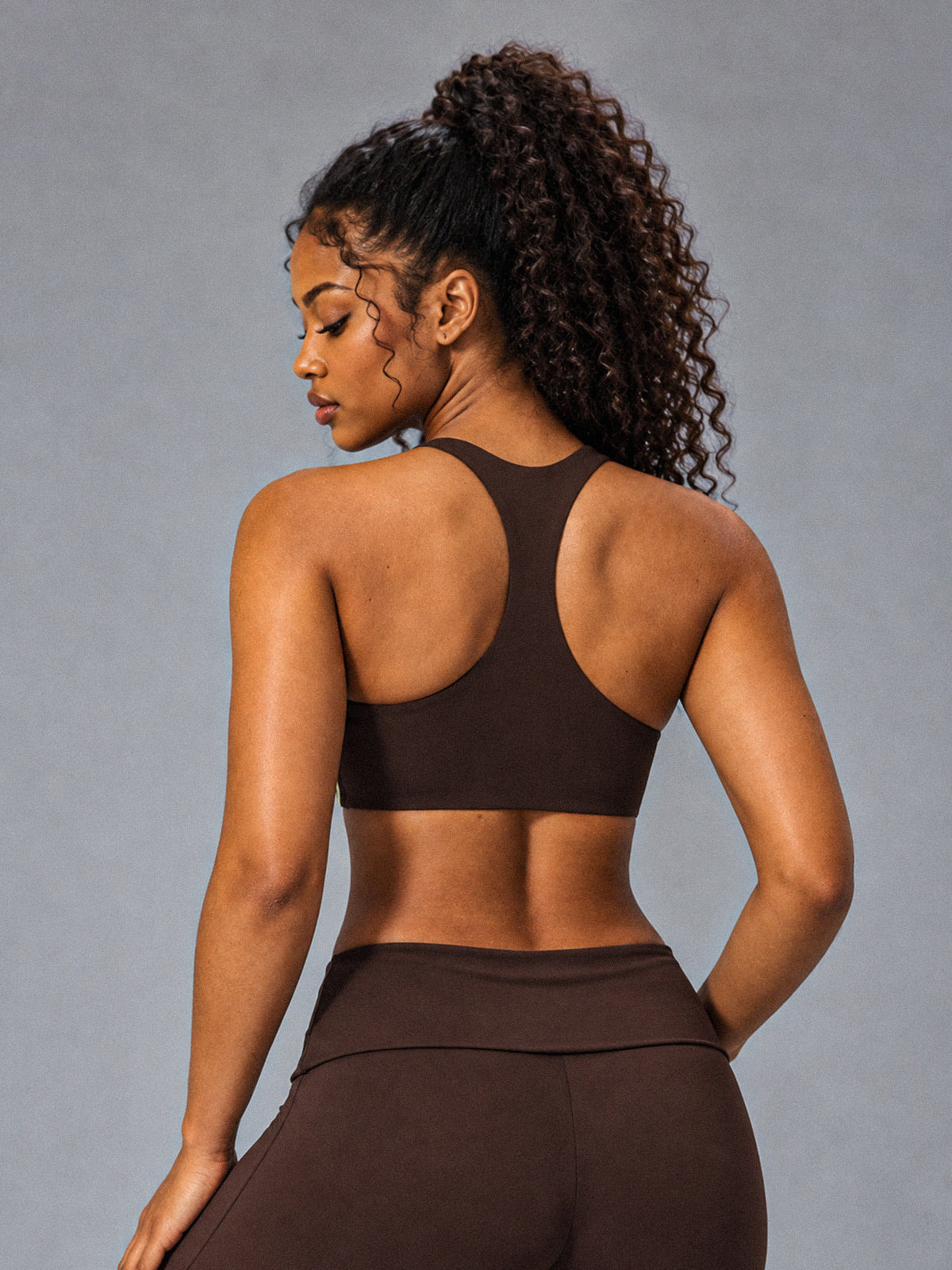 Luxe Halter Sports Bra – women's halter quick dry sports bra
