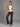 Luxe Contrast Flare Set in Coffee – women's padded bra & wide leg pants set