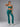 Luna-Stitch Active Set in Green – women's stitch sports bra & shorts set