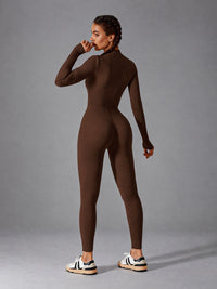 Nora-Zip Fit Suit – women's zip yoga jumpsuit