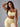 Luxe Layered Sports Bra in Yellow – women's seamless push up sports bra