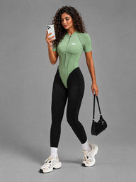 Luxe Zip Sculpt Jumpsuit