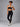 Sculpt Halter Yoga Set in Black – women's halter sports bra & leggings set