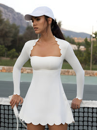 Alina-Wave Court Dress