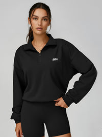 Tess-Quarter Zip Top