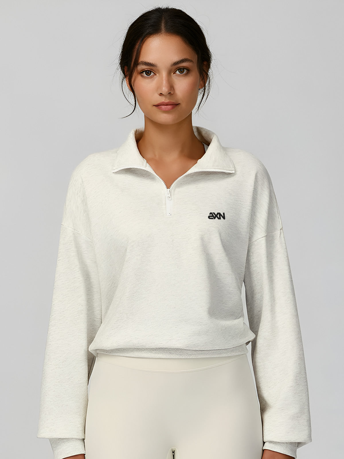 Tess-Quarter Zip Top