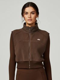 Aria-Fleece Zip Vest