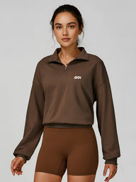 Tess-Quarter Zip Top