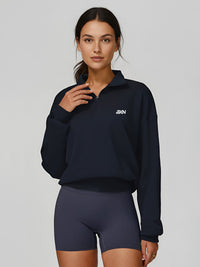 Tess-Quarter Zip Top