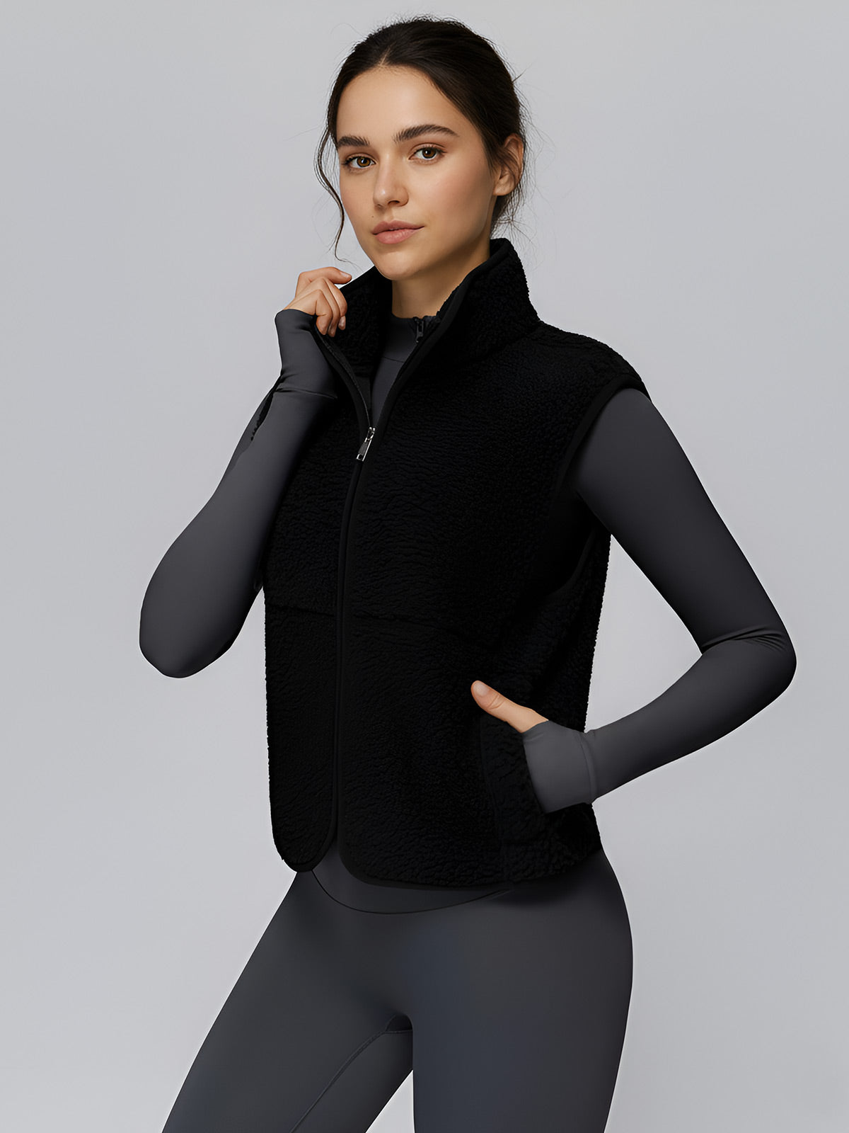 Mara-Fleece Zip Vest