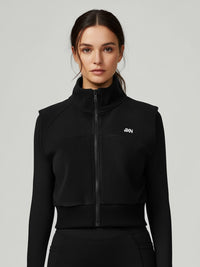 Aria-Fleece Zip Vest