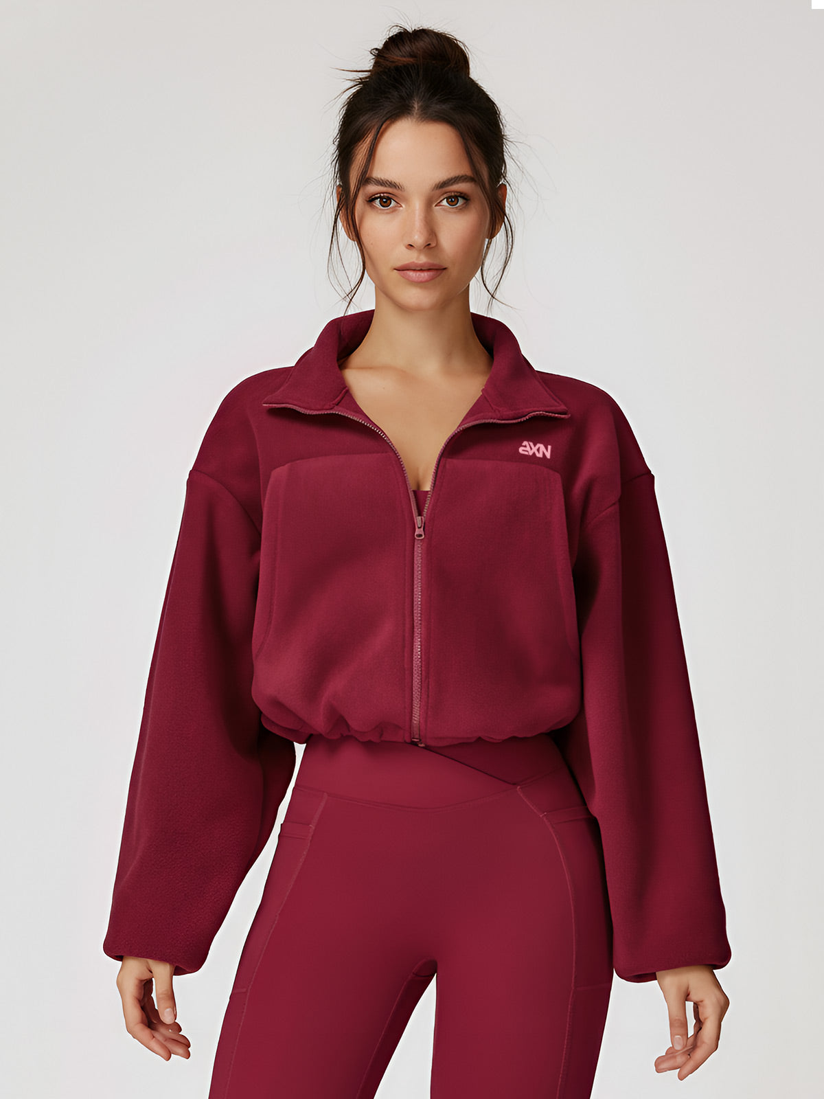 Rhea-Fleece Zip Jacket