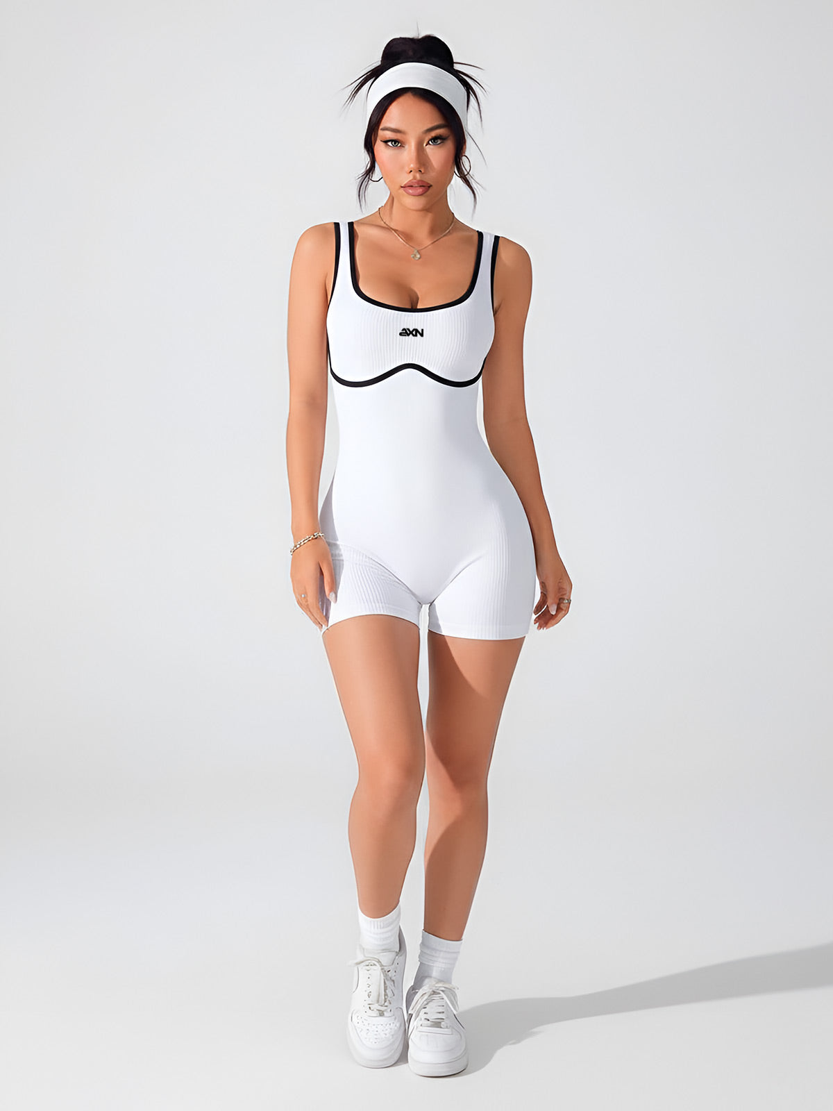 Alina-Ribbed Contour Suit