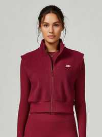 Aria-Fleece Zip Vest