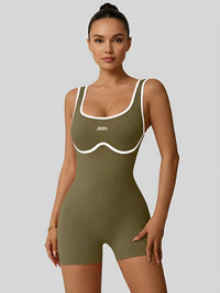 Alina-Ribbed Contour Suit