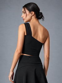 Nora-One Shoulder – women's one shoulder yoga bra