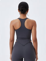 Alia-Strappy Fit Top