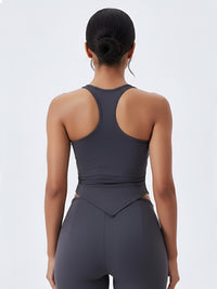 Alia-Strappy Fit Top