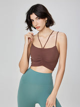 Lena-Strap Ruched Bra