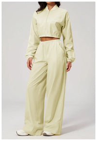 Luxe Zip Tracksuit Set – women's zip up tracksuit set