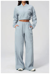 Luxe Zip Tracksuit Set – women's zip up tracksuit set